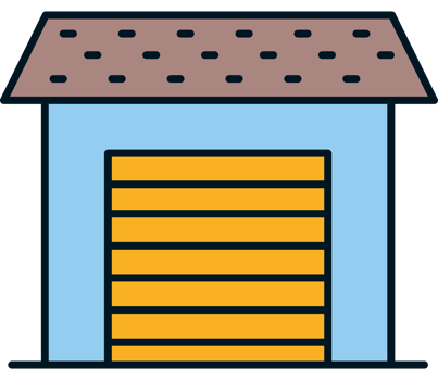 Garage icon illustration png