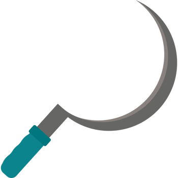 A magnifying glass with a black background png