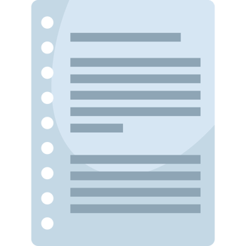 A blank document with a black outline png