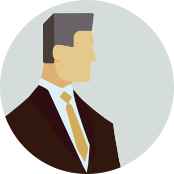 A man in a suit and tie png