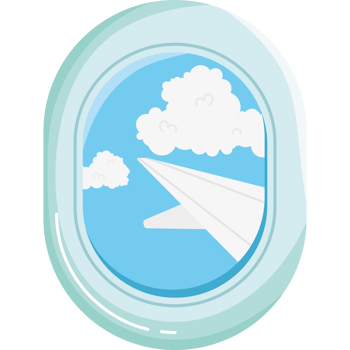 Airplane window clipart png