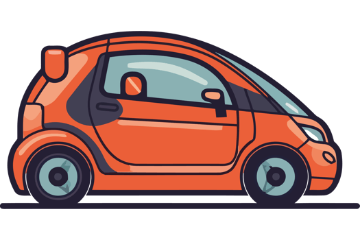 Smart car icon png