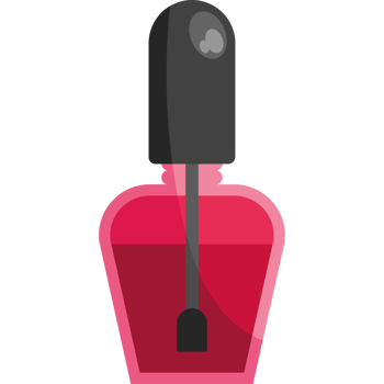 Nail polish bottle icon png