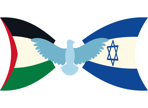 Israel and palestine flag png