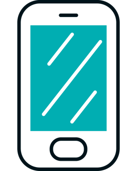 Mobile phone icon png