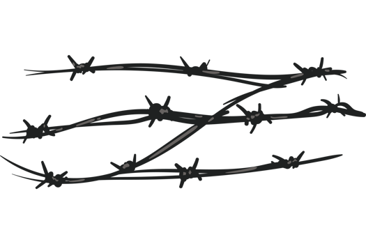 Barbed wire clipart png
