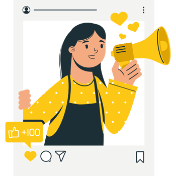 Instagram story illustration png