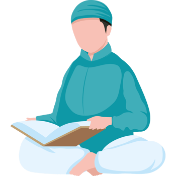 A man in a turban reading a book png