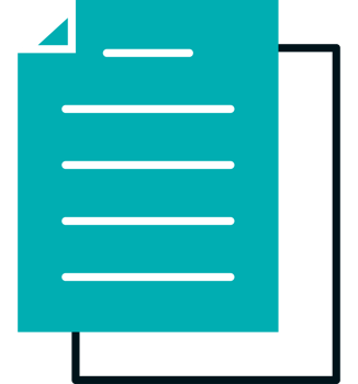 A document icon with a line on it png