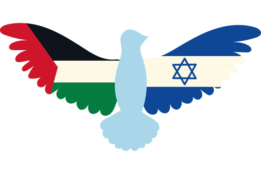 Israeli and palestinian flags png