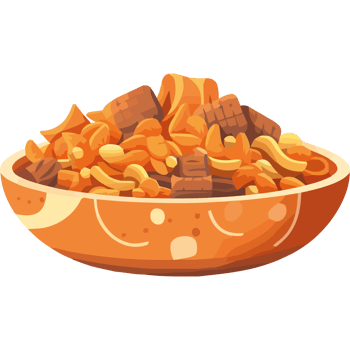A bowl of noodles with meat and vegetables png