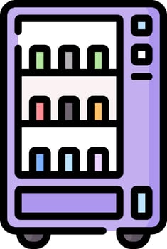 vending machine illustration design vector