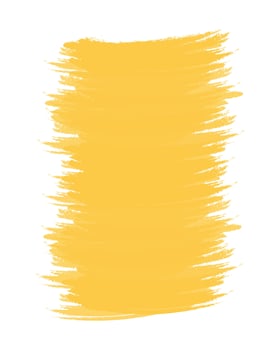 Vertical Yellow Brushstroke background texture in trendy monochrome shade. Copyspace Isolated design idea. Cards, poster, banner, leaflet, inscription template, price, label or web illustration vector