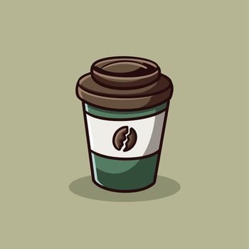 coffee cup illustration vector