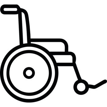Wheelchair icon isolated png