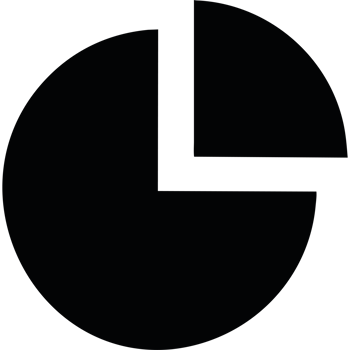 A black circle with a white square in the middle png