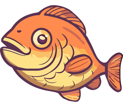Fish icon for a game png