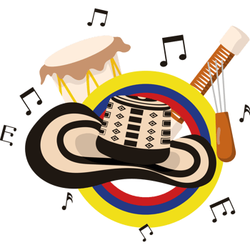 Colombia music clipart png