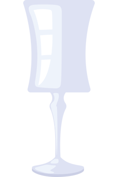 Crystal Wine Cup icon on a transparent background png