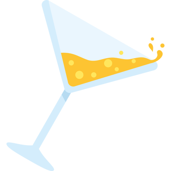 A martini glass with liquid in it png