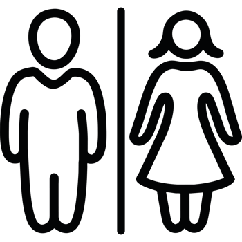 A black and white image of a man and woman png