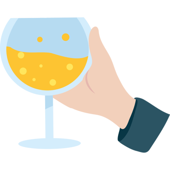 A hand holding a glass of beer png