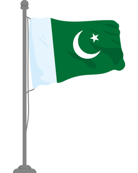 Pakistan flag clipart png