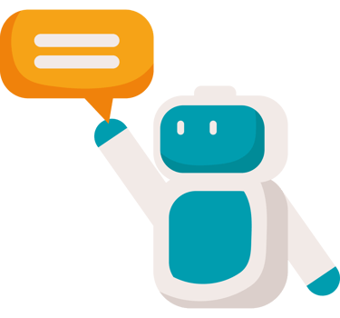 chatbot assistant virtual isolated design png