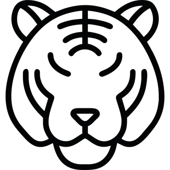 tiger face icon png
