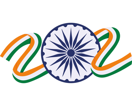 The logo for the year of india png