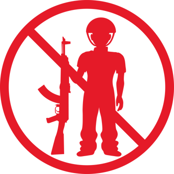 red hand day movement illustration isolated png