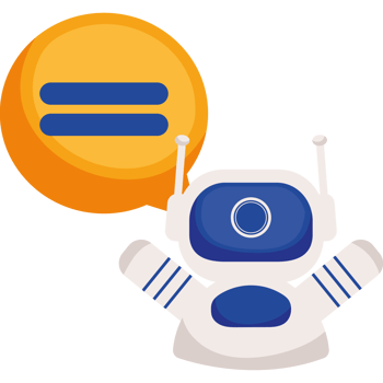 Chatbot cartoon icon isolated png