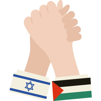 Israel and palestine flag png