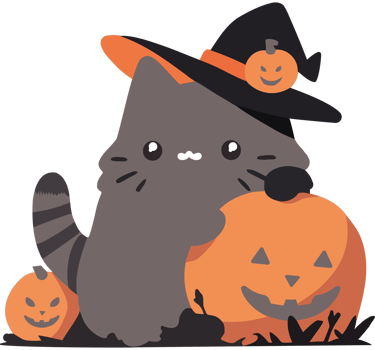 Pusheen halloween cat png
