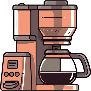 Cappuccino icon on mug in modern coffee shop element icon isolated png