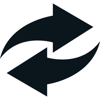 Two arrows pointing in opposite directions png