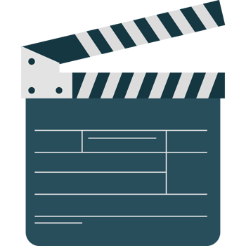 Movie clapper element icon isolated png