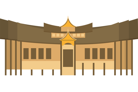pagarunyun palace element icon isolated png
