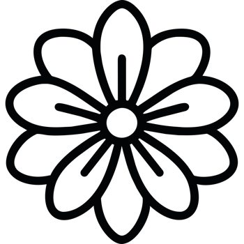 flower element icon isolated png