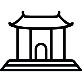 Chinese temple icon png