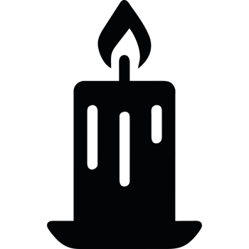 Candle element icon isolated png