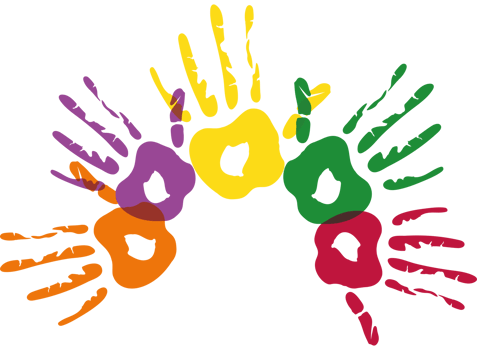 handsprint paint colors illustration isolated png