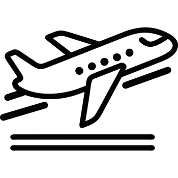 airport icon airplane element icon isolated png