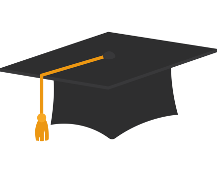 Graduation cap icon png