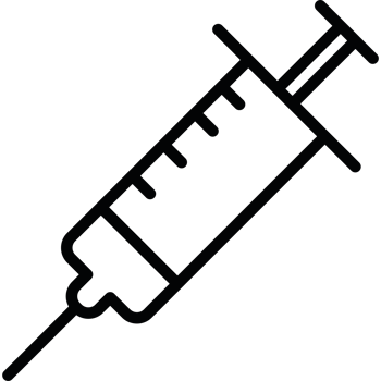 Injection syringe element icon isolated png