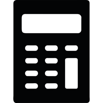 calculator element icon isolated png