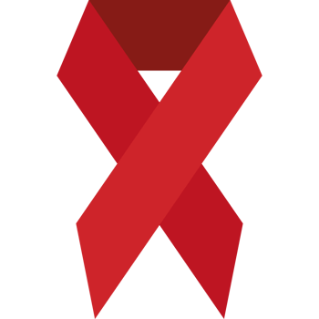 aids day ribbon red element icon isolated png