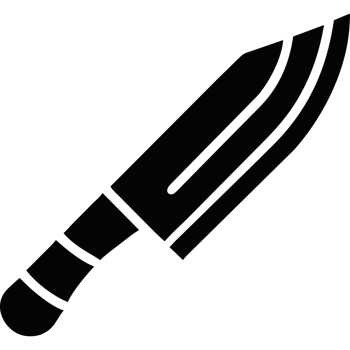 Classic knife element icon isolated png