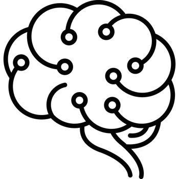 ai technology brain illustration icon isolated png