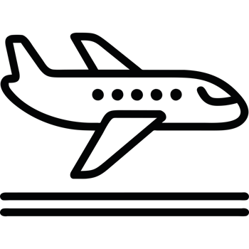 Airport icon aeroplane illustration icon isolated png